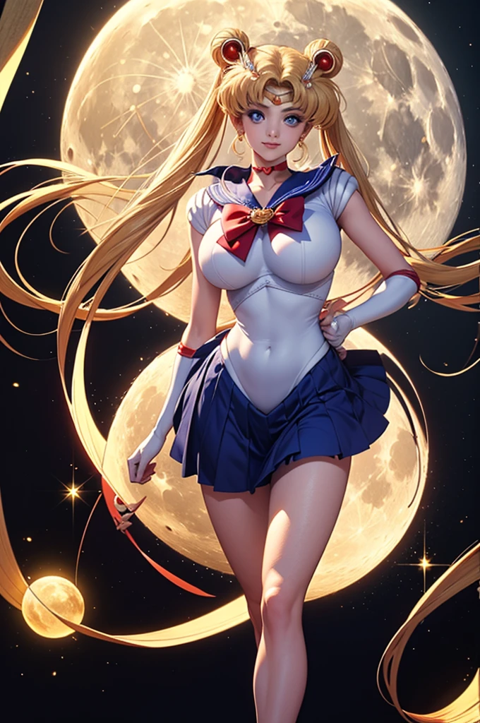 Browsing Caution,Tabletop、full:1.3、stand、8k、。.3d、Realistic、Ultra-microphotography、Highest quality、Wallpapers with extreme details CG Unity 8k、From below、Intricate details、(1 female)、28 years old、((Big Breasts:1.6)), (Sailor Moon:1.6 Super Bishoujo Senshi Sailor Moon Mer1、Hot Wind of the Underworld,land、Sailor Warrior Uniforms Sailor:1.5、Sailor Moon:1.5,Eternal Sailor Moon)、(Incredibly long, light blonde twin tails:1.4、thin and very long straight twin tail blonde, Hair Bun、Hair Bun用の赤い丸い髪飾り)、((Sailor Warrior Uniforms、Sailor collar,Praying Miniskirt:1.5、Glossy pleated mini skirt:1.3、Big red ribbon on chest,,,,,、White long latex gloves,Red gloves on elbows、A gorgeous golden tiara on her forehead、ear nipple ring,Luxury Gold Jewelry))、Extremely thin and fitted high gloss white holographic leather、High gloss white latex high leg swimsuit that shines like oil,(Facial details:1.5、Bright Blue Eyes、Beautifull expression、beautidfull eyes、Iris Contour, Shining Eyes、thin lips:1.5、thin and sharp pale eyebrows,、long and thick eyelash、Double eyelashes、thin, thin and muscular,,,、Small face、Tall and busty、Perfect Proportions、big breasts thin waist、Sexy model posing、Dynamic pose,Visible pores、Captivating smile、Perfect hands:1.5、Octane Rendering、Very dramatic photo、(Moon Divinity,Space Background、Moonlight Leyune、Dynamic Background、Exquisite light and shadow、Dynamic Angle、Detailed Background),Strong natural light、sunlight、Digital single-lens reflex camera、Sharp focus: 1.0、Maximum clarity and sharpness, Thighs