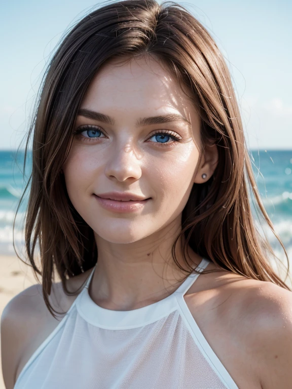 1girl, solo, upper body, looking at viewer, white background, long hair, nurse, sexy nurse, multicolored hair, <lora:Briana-01:1>