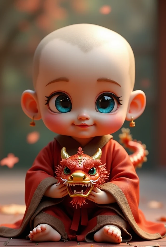 Cute baby,Cute little dragon man,Two-dimensional painting style,super detailed,Surreal,illumination,masterpiece,best quality