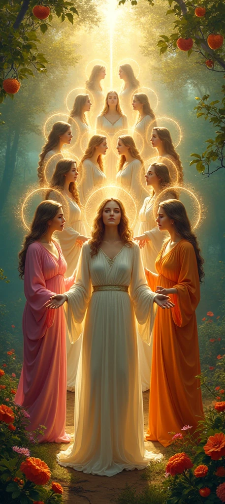 Create an image that represents faith, hope, charity and animation