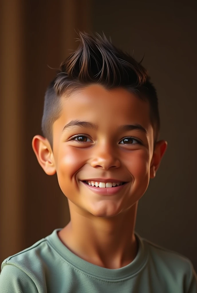 Menino sorridente