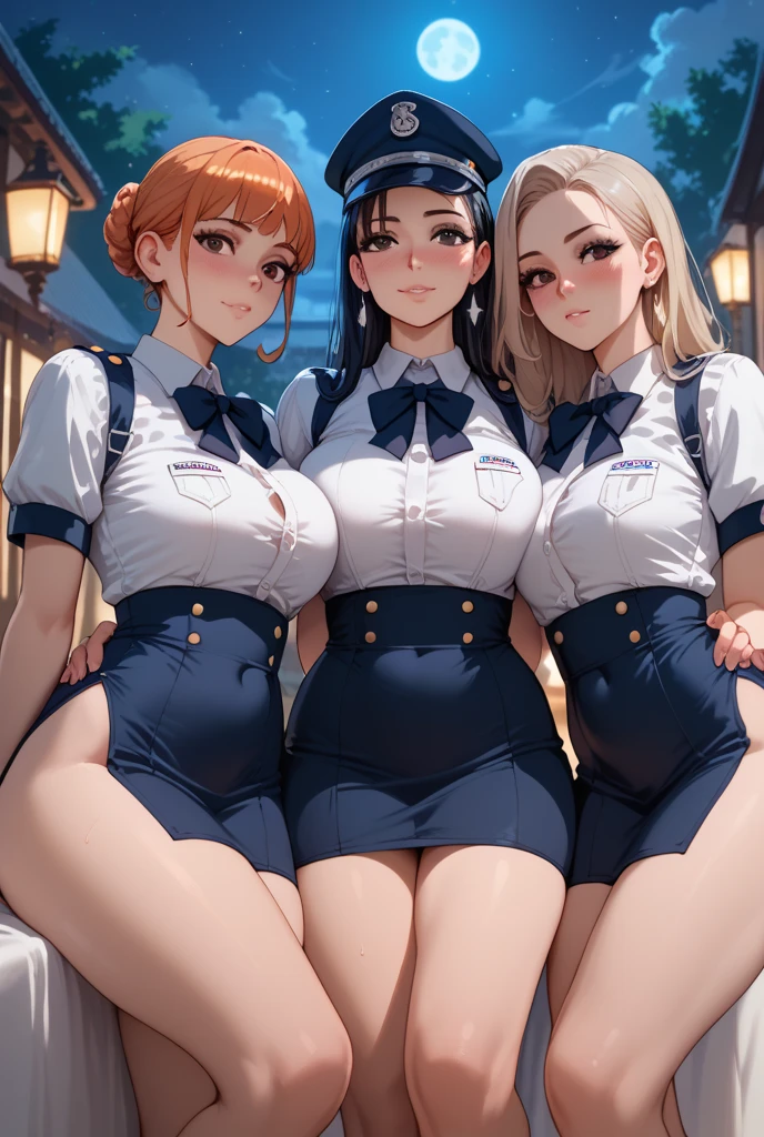 a firefighter girl, sexy body, ((big breasts)), big hips, thick thighs, beautiful face, beautiful eyes, smiling, blushing, standing, (various hair colors, various eye colors, various hairstyles), ((firefighter uniform, firefighter woman, firefighter, firefighter gear)), perfect hands, perfect fingers, high quality picture, high resolution, very detailed, 8k resolution