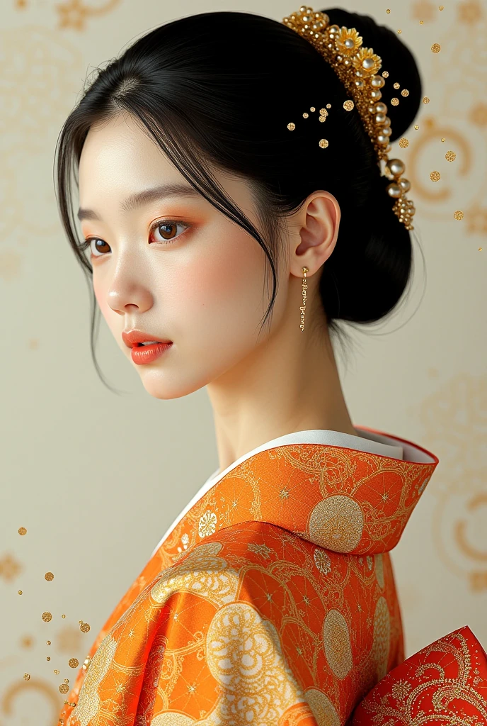 (Young woman:1.4,), 30 years, black brown hair,Chinese-style coiled hair, kind face,.Asia face,looking at the camera in,Wearing Chinese Zen clothing,The temperament is elegant,Perfectly Centered Portrait Photo,calm expression, smart, serious, acupuncture, chinese medicine, dae jang geum style