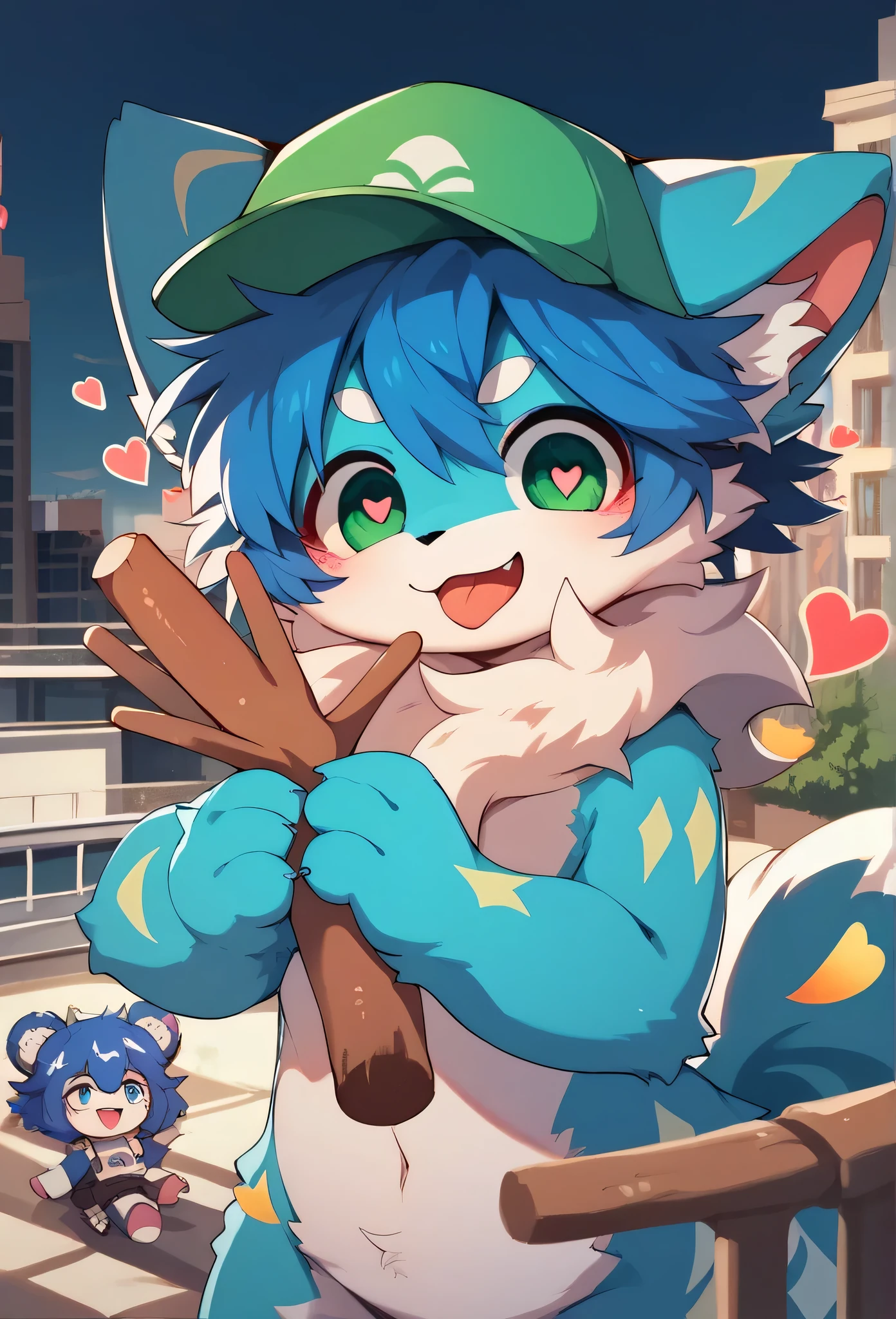 very detailedな, very detailed,Blue fur, BLUE HAIR GIRL ,骨を見て excited,Heart Eye,participate,赤いfirst round, green white and colored hat , cute face, Something Like Fluffy Furry , excited, lustful girl,city,smile,, Stylish city,doll,Dropped ears,Beautiful City,naked, my mental age ,want,smile,Heart Eyes, sticks out her tongue,first round,Get a head pat, Something Like Fluffy Fur,