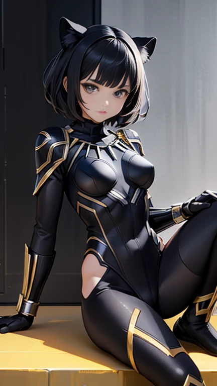 (A masterpiece of ultra-detailed CG art in Unity 8K resolution,) with the best illumination and shadows. Show me a floating image of a determined female warrior with a sleek black high ponytail and an unyielding gaze. She is a devoted monk who has trained tirelessly to perfect her combat skills. Let the elements swirl around her as she prepares to face any challenge that comes her way.