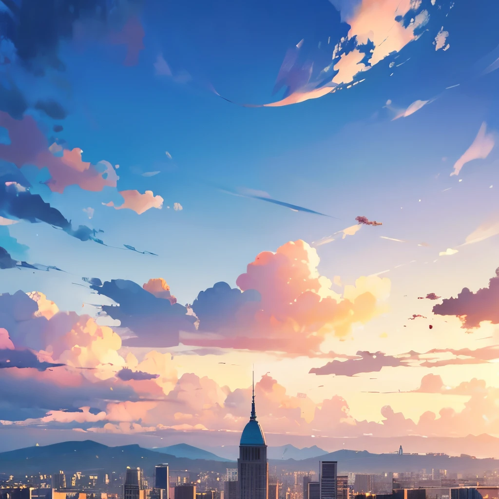 High quality, High resolution, Extreme Detail, No person, grey sky, feeling of despair, "Enchanting sunset scene mesmerized by the rays of the sun and the golden rays of the majestic clouds, Create a vibrant color palette that inspires awe. masutepiece." Looking up at the iridescent sky, posterior view, Degenerate city, dystopian,with backdrop of god rays, the sun up on the sky is strong, sky in a background, with dramatic sky, End of the world, Miraculous cloudy background, sky in a background, Glowing clouds in the background, Some sun rays, Light and clouds, sky in a background, Clouds in the background, landscape
