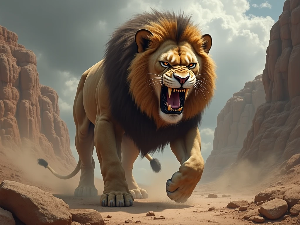 Leo fighting
