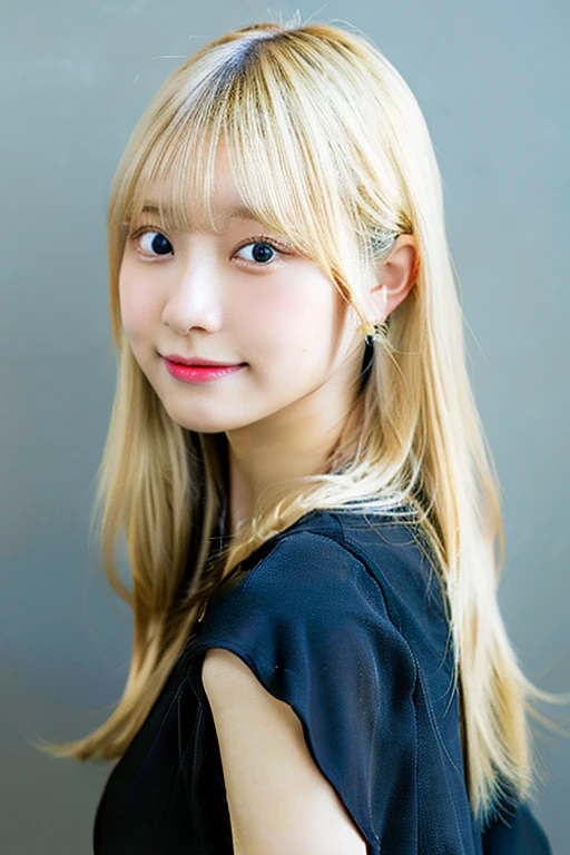 ultra high resolution, the best, 8K, realistic, university student, Beautiful woman, adult charm,very , looking at the camera,big breasts, sexy look, cleavage, bring your chest closer, beautiful clavicle, beautiful navel, smile, smile, luster, Big eyes, student highlights, Clear double eyelids, eyelash, long neck, blonde hair,Lady,dark black hair, bangs, attractive bangs, beautiful bangs, manager, I'm rooting for you,stick out your ears, bench,Returnee children, Jersey, skin oil, luster on lips