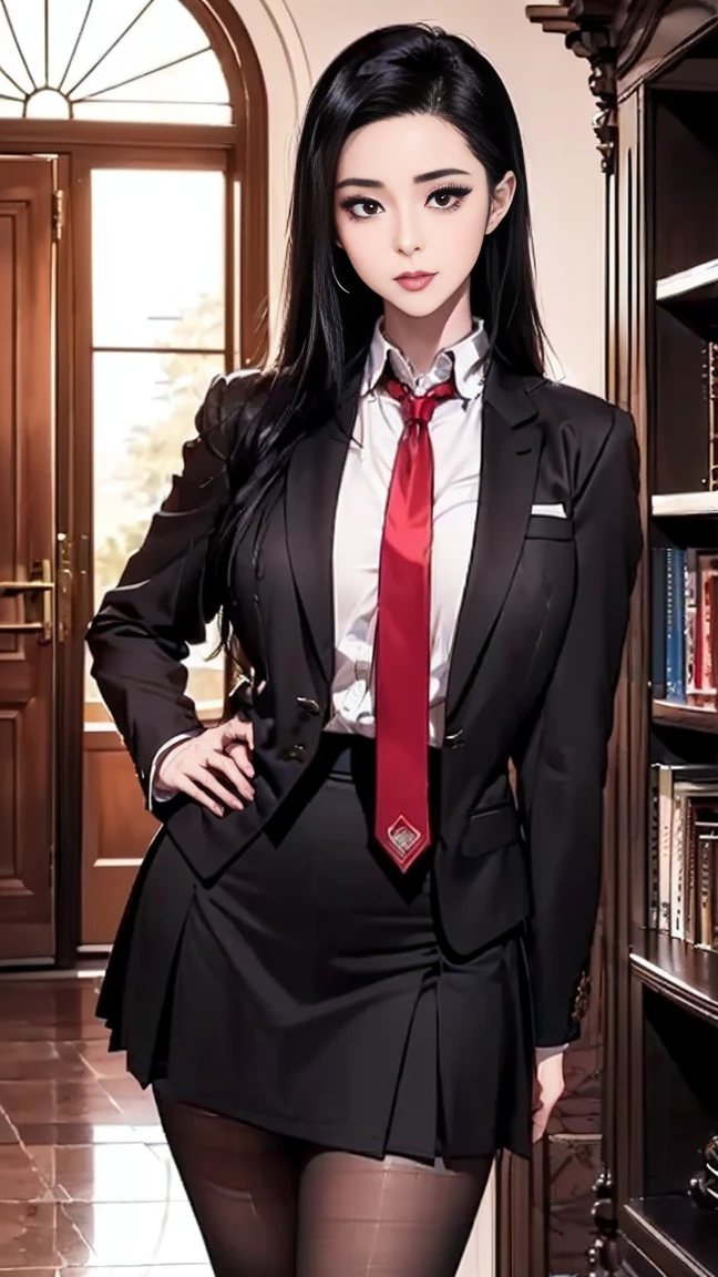 ((Japan's most beautiful high school girl))、((18 year old Mizu々beautiful plump body))((beautiful white skin))((Huge breasts that are too young and firm))、((black hair short))、((Put your hair behind your ears and stick your ears out))((She has the face of a serious young lady like the chairman type.))((high school girl uniform))、((Plump and plump lips))、((Breasts so big that the uniform looks like they'll burst))((hair tie on arm))、((serious honor student))、((Looking down at me from the top of the stairs at home))、((A glimpse of white underwear is visible))、((angelic smile))、((Super realistic texture))、((young sexual schoolgirl))、((obscene thighs))、((The gap between her neat face and erotic body is amazing))、((Plain but the most erotic body in school))、((Body type like a gravure idol))、((Super high quality))、((super high quality))、((Moody lewd))