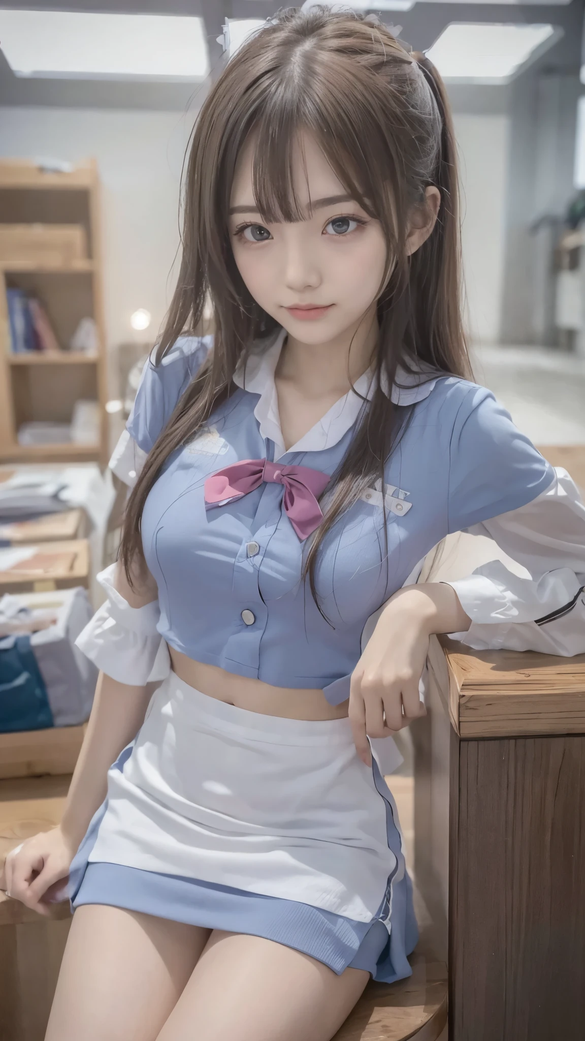 Perfect waist、flawless skin、vestments、Clear boundaries、Background with、bedsheet