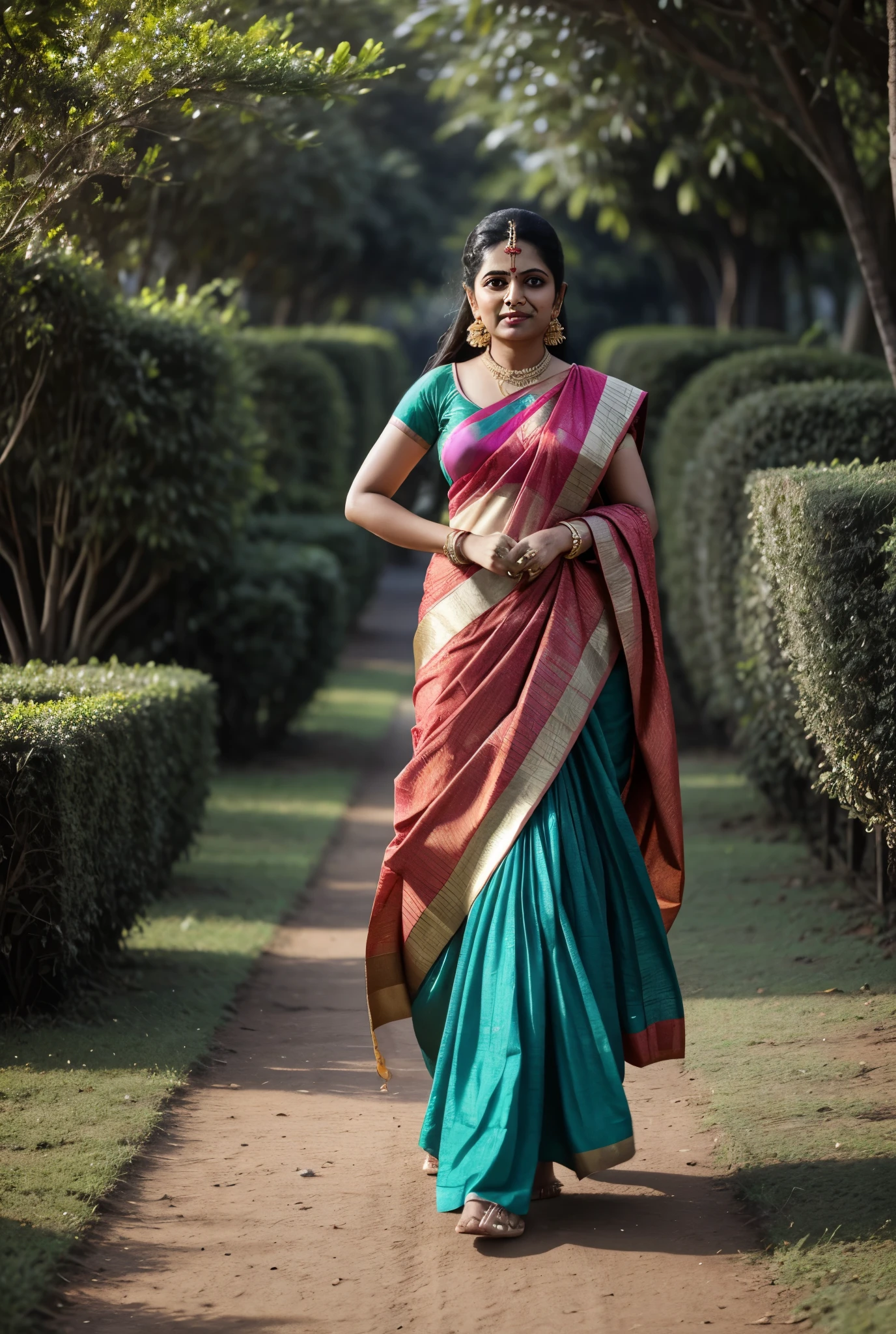 Durga ma walking really