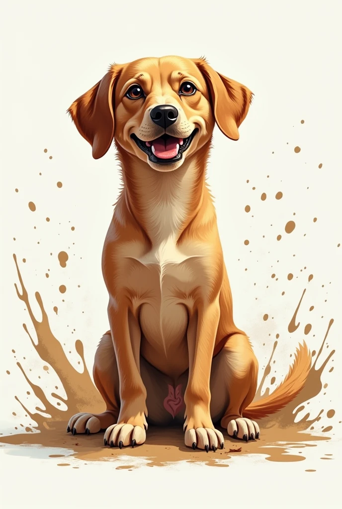 Feral, furry, panting, dog,  detailed paws, 5 fingers each paw, 1 tongue, 1 dick , 1 anus, 2 testicles, detached 1 tail, black yorkie breed, after orgasm, vivid colors, realistic dick, white background, cum in ass, cum on floor, cum on dick, realistic dick