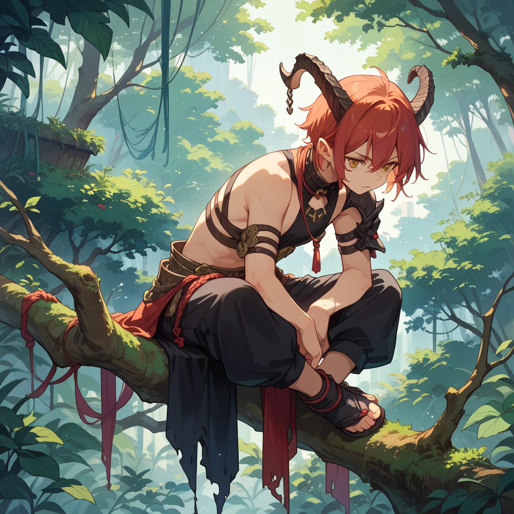 Cartoon in the style of 'Demon Slayer', perfil, Kinetsu no Yaiba, personagem em trajes de Demon Slayer, serene gaze, subtle smile, Hands together, Demon Hunter.