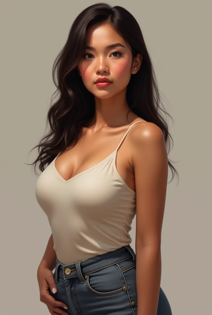 China's beautiful girl, NAKED, perfect body proportions, best quality, masterpiece, ultra high resolution, (photorealistic:1.4), raw photo, radiant skin, BRIGHT BODY, dramatic lighting, full body, big breasts, exposed breasts ,