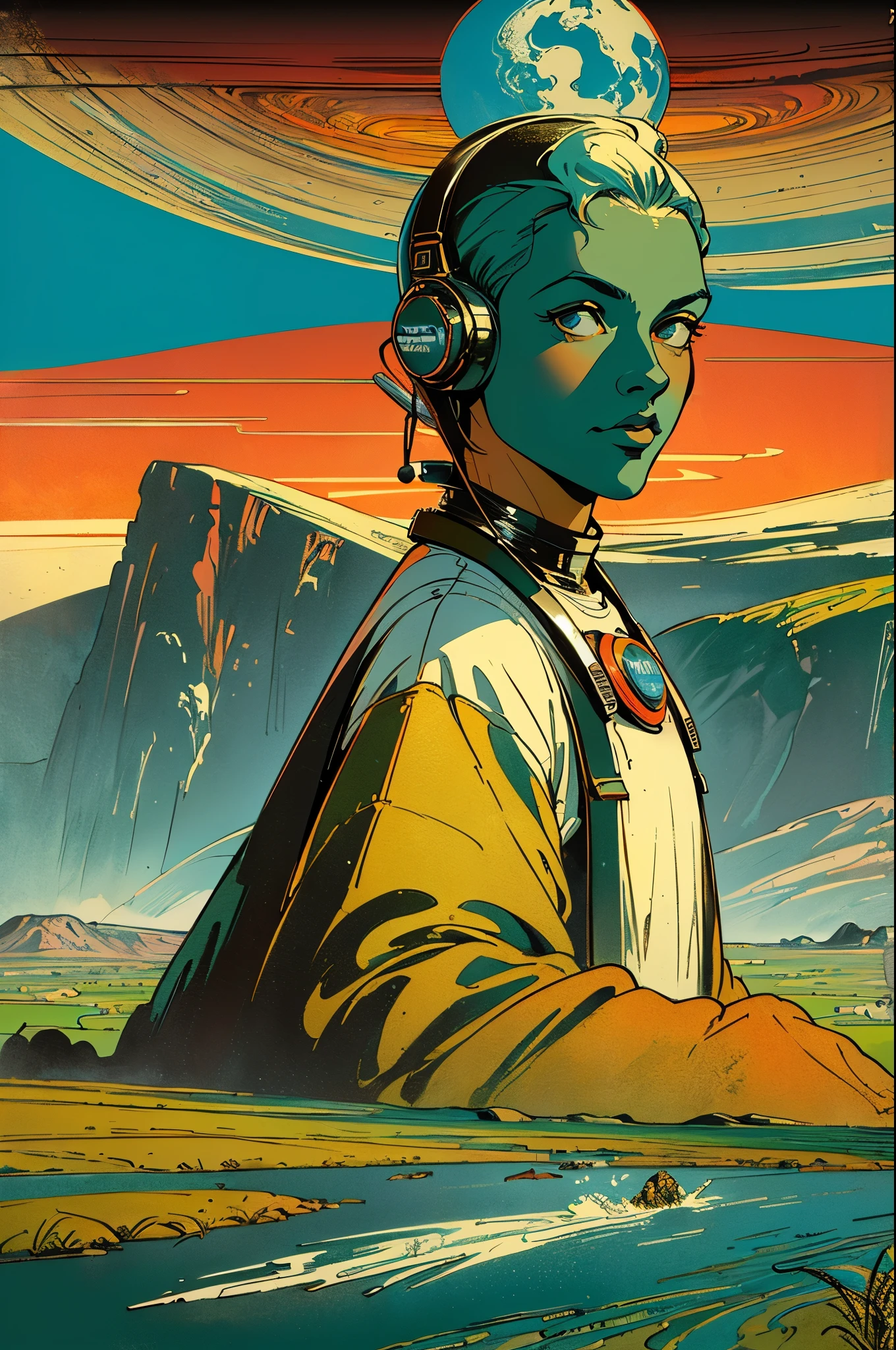 ((( masterpieces in the highest quality))),(((retro vintage sci-fi movie poster))),(((vast landscape))),(((Surreal))),(((Surrealism)))