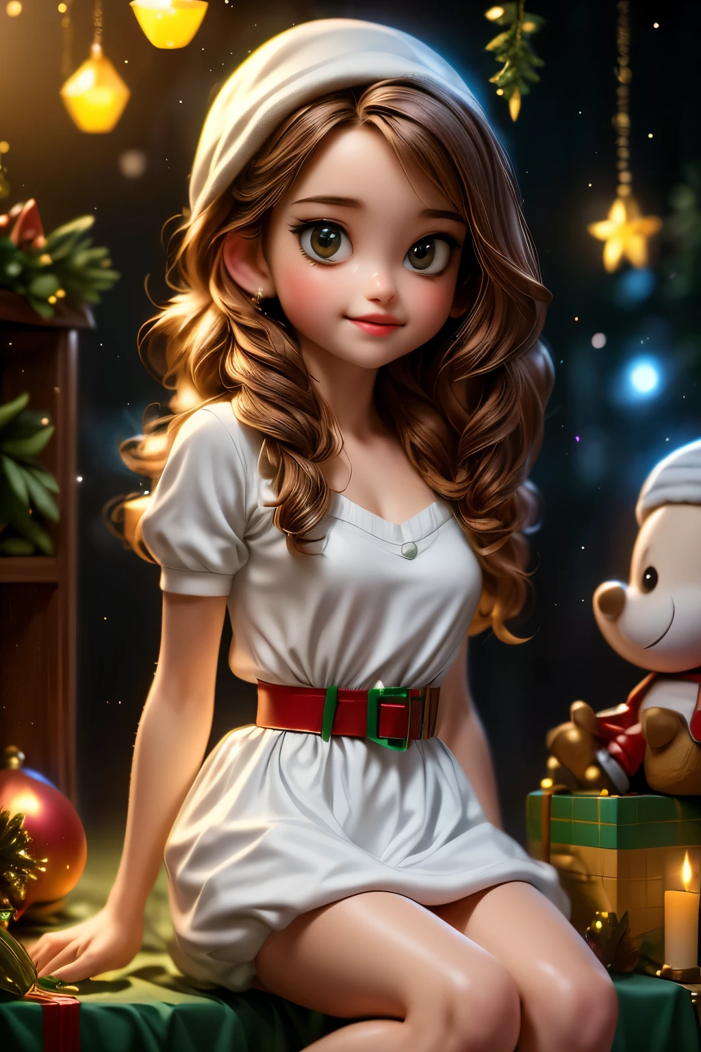 cute group of girls and boys celebrate christmas and epiphany, Christmas,Epiphany,holiday,celebration,intricate detailed lights decorations,seasonal decorations,(best quality,4k,8k,highres,masterpiece:1.2),ultra-detailed,(realistic,photorealistic,photo-realistic:1.37),HDR,professional,vivid colors,studio lighting