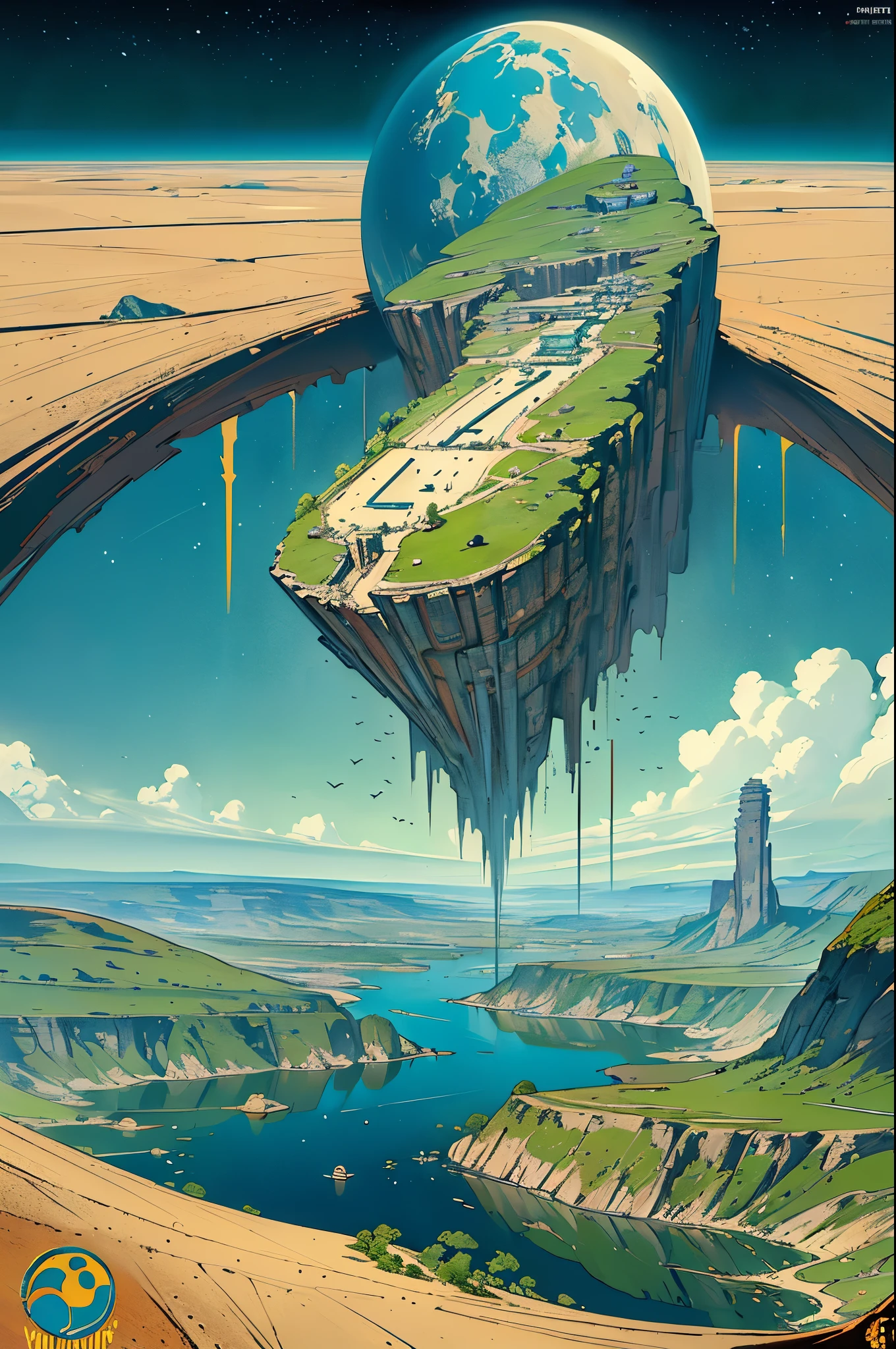 ((( masterpieces in the highest quality))),(((retro vintage sci-fi movie poster))),(((vast landscape))),(((Surreal))),(((Surrealism)))
