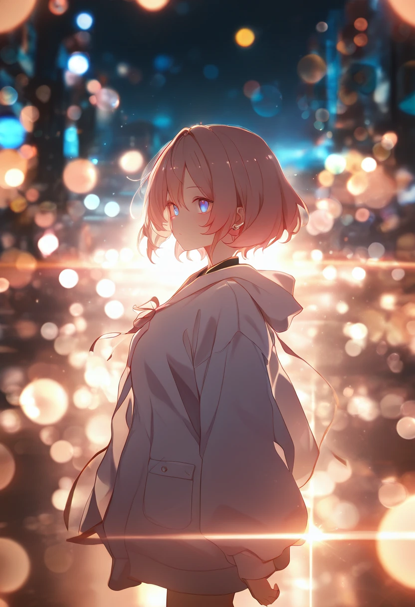 ,anime background, kawaii anime, cinematic lighting, ultra aesthetic composition, detailed illustration, ashelia,, 1girl, solo, dof, depth of field, bokeh, soft edge, soft light,