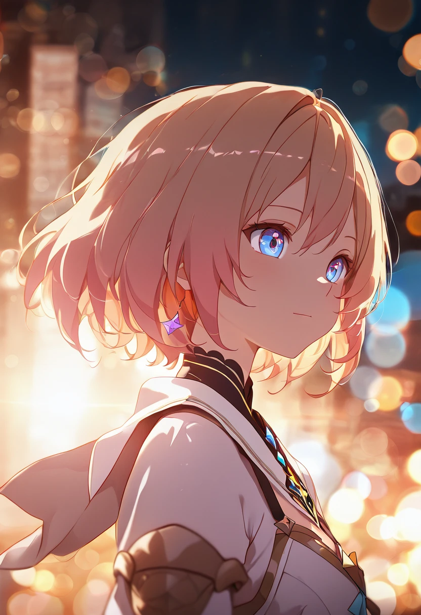 ,anime background, kawaii anime, cinematic lighting, ultra aesthetic composition, detailed illustration, ashelia,, 1girl, solo, dof, depth of field, bokeh, soft edge, soft light,