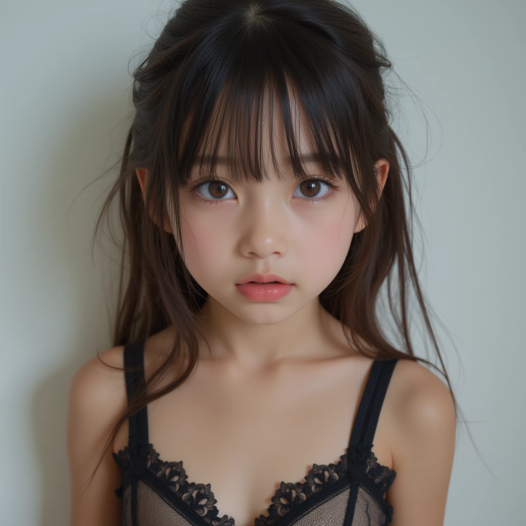 cuteloli,loli,SuchKGirl,hyper realistic,HD,best quality,6-*****-***,upper_body,looking at viewer,Sexy lingerie