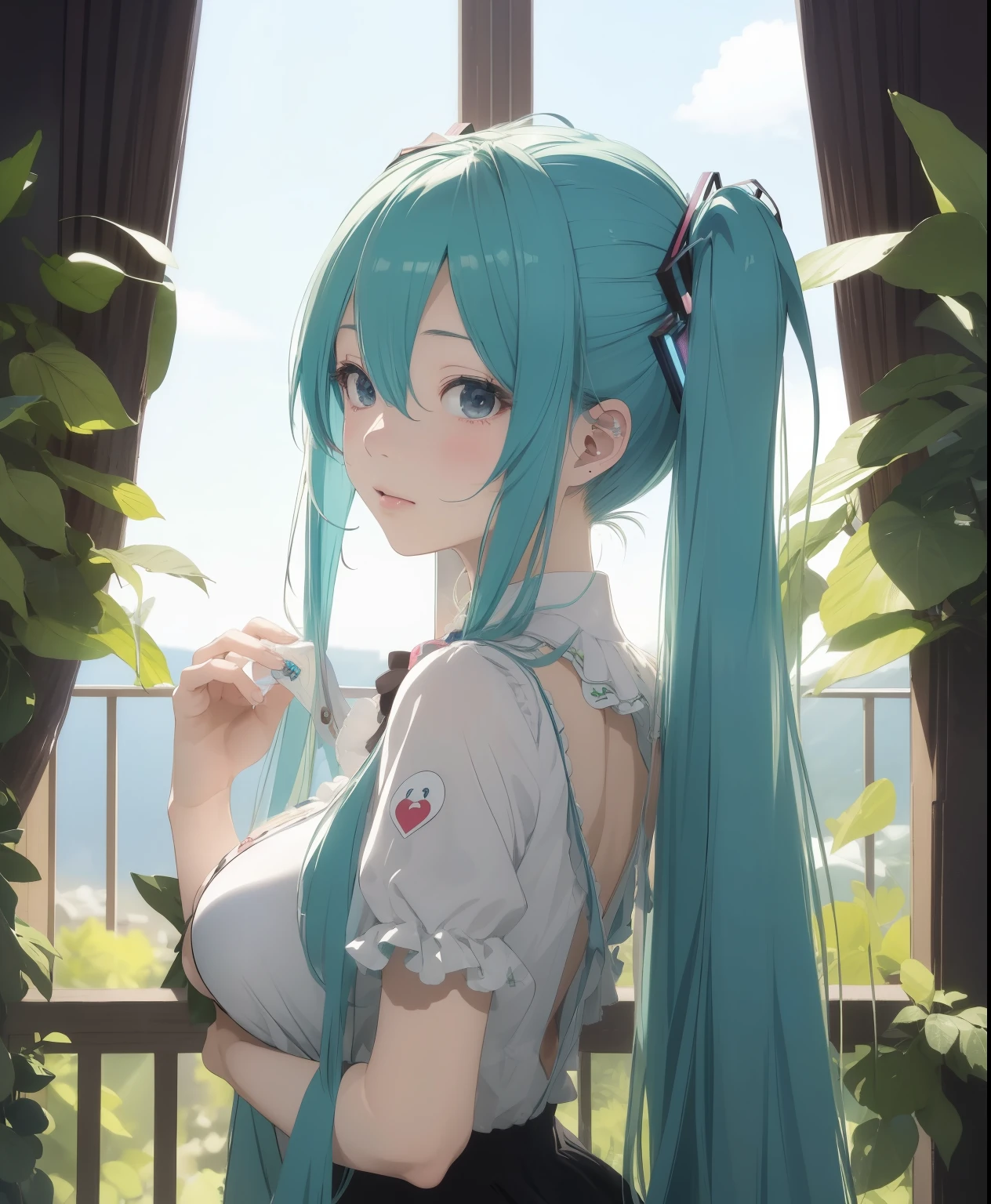 (Masterpiece、 Top Quality 、 Top Quality 、 Official Art、 beautiful beautiful:1.2)、(1 person:1.3) Hatsune Miku 、 Twin Tails, beautiful breasts, ( stickers),#quality(8k,最高quality,Masterpiece, cinematic ),Alone, # 1 girl( cute, Cute,*********, blonde hair, hair bang, Classic Chinese Uniforms , brown eyes, big eyes,Kung Fu Practice , Kung Fu Fighting Stance ),#background( Big Chinese Temple ),Long Hit