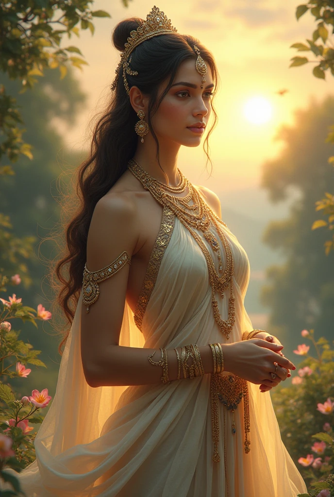 a close up of a woman with a white dress on, , gorgeous indian model, realistic. , high quality portrait, soft portrait shot 8 k, girl cute-fine-face, beautiful aesthetic face, gorgeous young indian woman, beautiful girl model, perfect face model, lovely delicate face, indian model