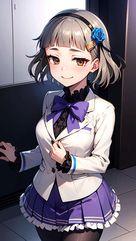 1girl, ((shirt lift)), bag, bangs, standing, black eyes, shiny skin, light smile, masterpiece, best quality, ultra quality, high quality, realistic, photo realistic, RAW photo, hyper detailed, intricate detailed, film grain, department store, multiple girls,