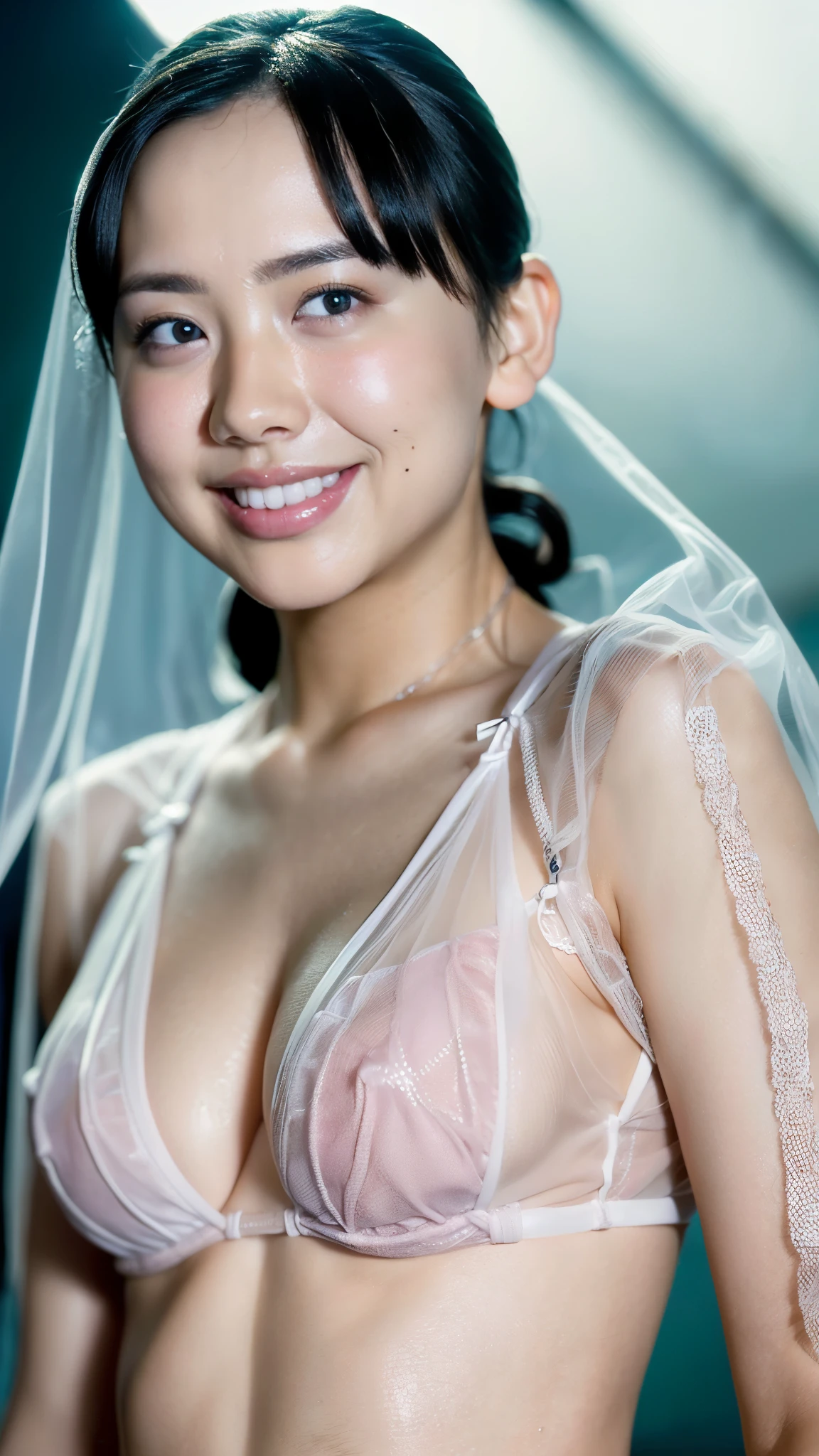 A girl, High quality, Best quality, (NSFW: 3), (Nudity: 2.6), (Bright eyes, Sun-kissed skin), (Girl in transparent lace: 1.9), Sexy breast bulge, High detail, Realism, high resolution, 4K, ccurate, Anatomically correct, (: 3), (NSFW: 5), Slim figure, (Very transparent clothes: 2.5), High detail, Realism, high resolution, Anatomically correct, Live action masterpiece, Ultra HD, High quality, Best quality, high resolution, (Portrait photography: 1.5) (Nudity: 2.5), High detail, Realism, ccurate, Anatomically correct, Blurred background, Rich colors, Fine details, Surreal, 50mm lens, Portrait photography, 35mm film, natural blurry, Transparent swimsuit, (Transparent clothes: 1.8), (There is a lump in the chest: 1.5),