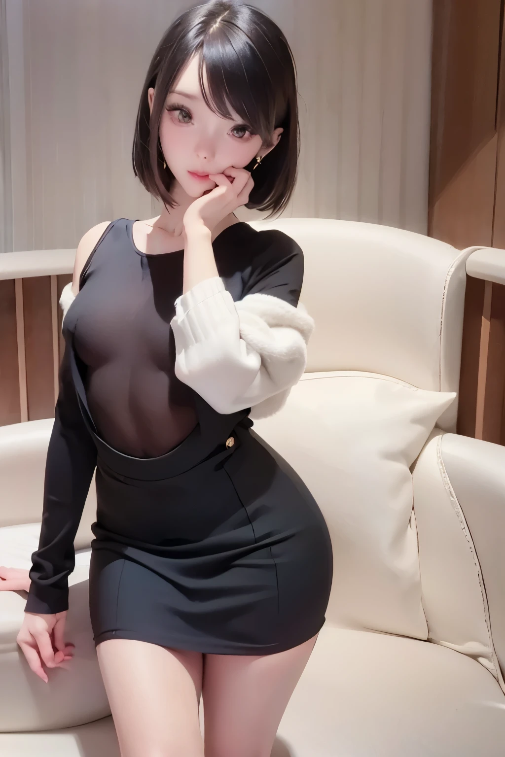ulzzang-6500-v1.1,(raw photo:1.2), (photorealistic:1.4), Beautiful Meticulous Girl, very detailed eyes and faces, Beautiful detailed eyes, unbelievable Ridiculous, hugefilesize, ultra - detailed, A high resolution, The is very detailed,best quality,tmasterpiece,kemomimi,((Asian Girls High School Uniform)),The is very detailed,CG,unified,8k 壁纸,Amazing Cleavage,finely detailed, masterpiece,best quality,The is very detailed的 CG unified 8k 壁纸,light in face,cinematic lighting, 1girl, 23 years old,((pantyless)),(((dynamicposes))),(Camel toes),(A half body),((Pantyhose)),((Sit with your knees folded))