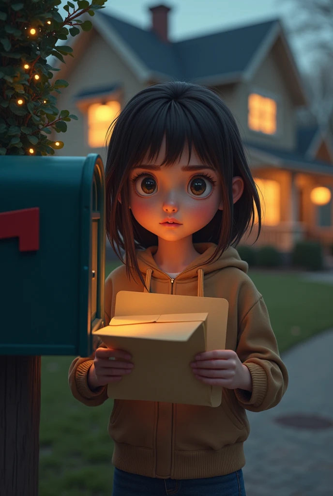 I need the image of a teenager receiving a very important letter that is relevant