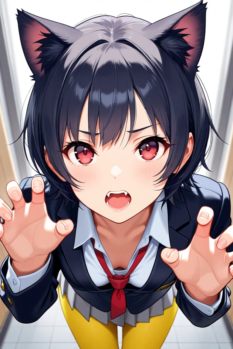 ((((completely white background)))),(((1 girl))),(((8K,2 thousand.))),(tmasterpiece), (((beste-Qualit))), (Ultra-detailed), (((highly detailed CG illustration))),a 1girl,( ConceptArt) , , (tmasterpiece:1.2), (beste-Qualit:1),,, (((The cheeks are very rosy with bright red lines))), ((hides large breasts)) , (Random emotions),((((The eyes are drawn in the style of manga)))),((Regular brestang eyes.)) , (Detailed crotch) ((((confusion)))), (((comics))), (((Shot in motion))) , (looking aside),((very sad eyebrows)), ( (a lot of red blush on the cheeks), ((Random Pose)), The mouth is not very open, (((Additional interaction))), ((naked School clothes)), ((Undressing another)) ,(I was very scared, opened my eyes) , (((the hand took the bra))