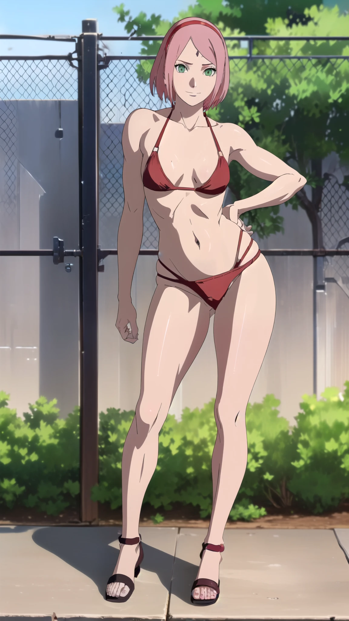 Anime man with short purple hair, Purple-eyed man, Bangs, onepiece swimsuit, garments:High-cut swimwear, High Leg Racing Swimwear, Man in swimsuit, Black High Leg Racing Swimwear, in the anime film, TV Anime Style, Man in a black tank suit, Official Anime, wearing a swimming wear, Seductive Anime Men, Competitive swimsuit, Wearing a one-piece swimsuit, highleg, Bare shoulders, bare legs, erectionpenis,