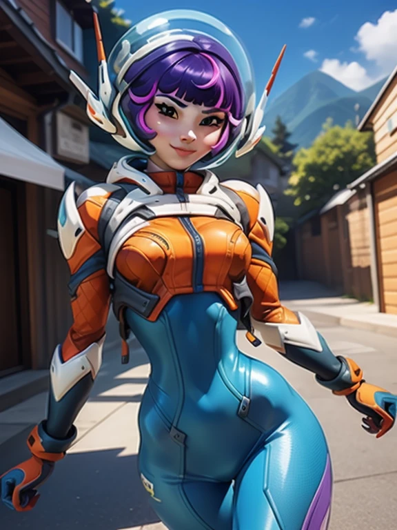  fantasy, landscape shot of dark forest, (full-body shot, wide angle), wet and shiny skin, D.Va (Overwatch), (16 year old girl), stone road, dawn, pink sky, european, (huge breasts:1.2), (intricate details:1.2), straight brown hair, fit body:0.5, muscles:0.2, large head, beautiful eyes, large eyes, cute face, symmetric features, detailed hands, detailed fingers, (masterpiece:1.2), (epic composition:1.4), (talent:1.2), ultra detailed, cinematic lighting, highly detailed, insanely detailed, (photorealistic:1.2), hdr, 8k, exquisite, sharp, elegant, ambient lighting, fantasy vivid colors, high quality,((wetting self, puddle, pee stains, peeing self)). full body, catsuit, looking down, blushing, clenching teeth, shocked expression, hands on cheeks