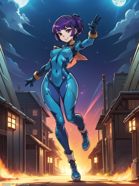 Masterpiece, Best Quality, Highly detailed, illustration, absurdres, street fighter, doll suit, shadaloo doll, dollsuit, girls, multiple girls, expressionless, blank eyes, looking at viewer, red gloves, emotionless, black latex, corrution, mind control, female combatant, full body, hypnotized, unhappy trance, full body suit, leotard, perfect female body, extremely glossy latex, Delmo Uniform, belt, hypnosis, hypnoLora, empty eyes, Mind control device, thigh high, poses, submissive_pose, standing, standing at attention, Slave, collar, gang bang, slave oufit, full tight leg, hat, necktie, ribbed bodysuit, both arms at side, stand up straight, obey, nazi saluting, military, military saluting, salute, tales of, tales of graces, twin tails, Sophie, purple hair, purple eyes