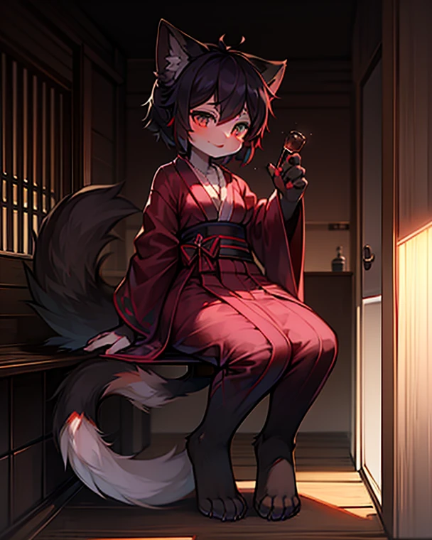 ((Black Hair))((Short Hair))((Small breasts))((Dairy-free))((Flat Chest))((Small breasts))(Nipples)((Skinny))((Thin legs))((女genital))((genital))(tail)((Cat ears))((Shrine Maiden))((kimono))((Urinating))((Pee))