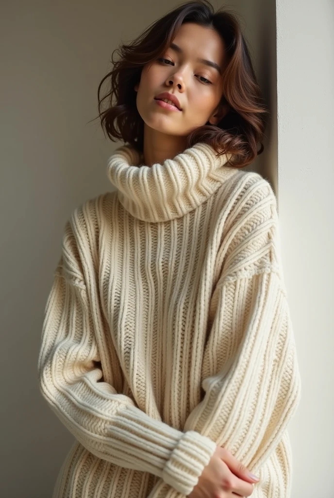 (Masterpiece, Best quality:1.4), (modern times), (Cowboy shot), 1girll, Solo, angle of view, sfv, Stunning girlfriend, (standing:1.1), Dynamic pose, (White oversized sweater, knitted sweater:1.4), (Tight Yoga Pants,dark grey yoga pants:1.4),(Lace,brassier:1.4),long Brond Hair,By bangs,heart - shaped face,Elegant face,beauitful face,High detail face,Highly detailed skin,skin pore,sub surface scattering,(Blue eye details),realistic pupil,crisp breasts,A loving smile,looking at viewert,full blush,'s plump lips,holding a single coffee cup,at centre,coffee shop in background,the city street,Sunnyday, ventania, detailed back ground, depth of fields, atmosphric perspective, Volumetriclighting, Clear focus, absurd res, Realistic proportions, Good anatomy, (realisticlying, Hyper-realistic:1.4), 16K HD,