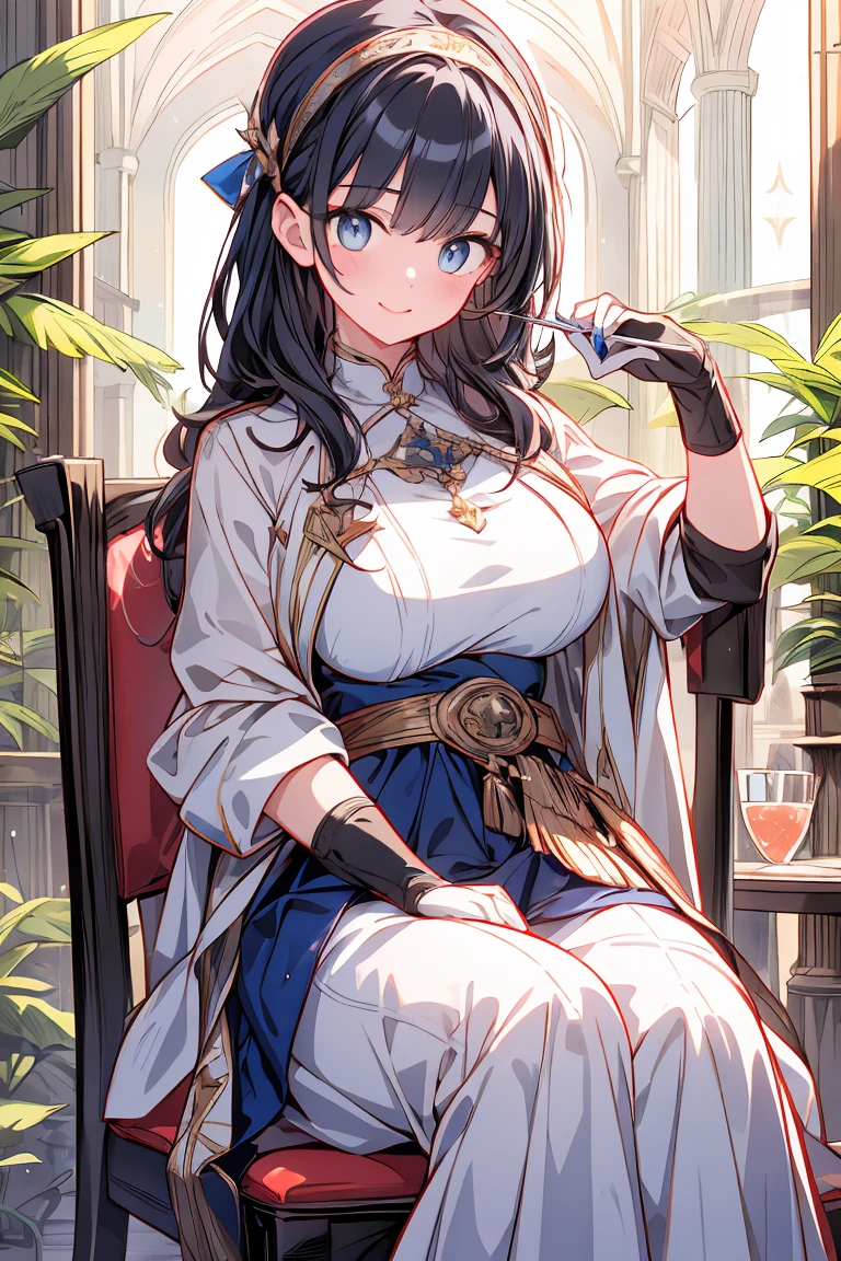 (masterpiece, best quality: 1.2), traditional Chinese ink painting, black hair, brown eyes, large breasts, Oversized dress :1.5, Couch, Ultra-detailed face, Detailed eyes, Double eyelid, sfw  ,emphasizing slender abs :1.3, feet:1.4