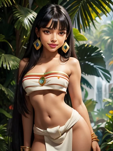 Chel, hentai, low water ,micro thong and white bra