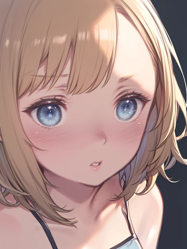Cute 、Beautiful Eyes、naked、(blush、shame)、
