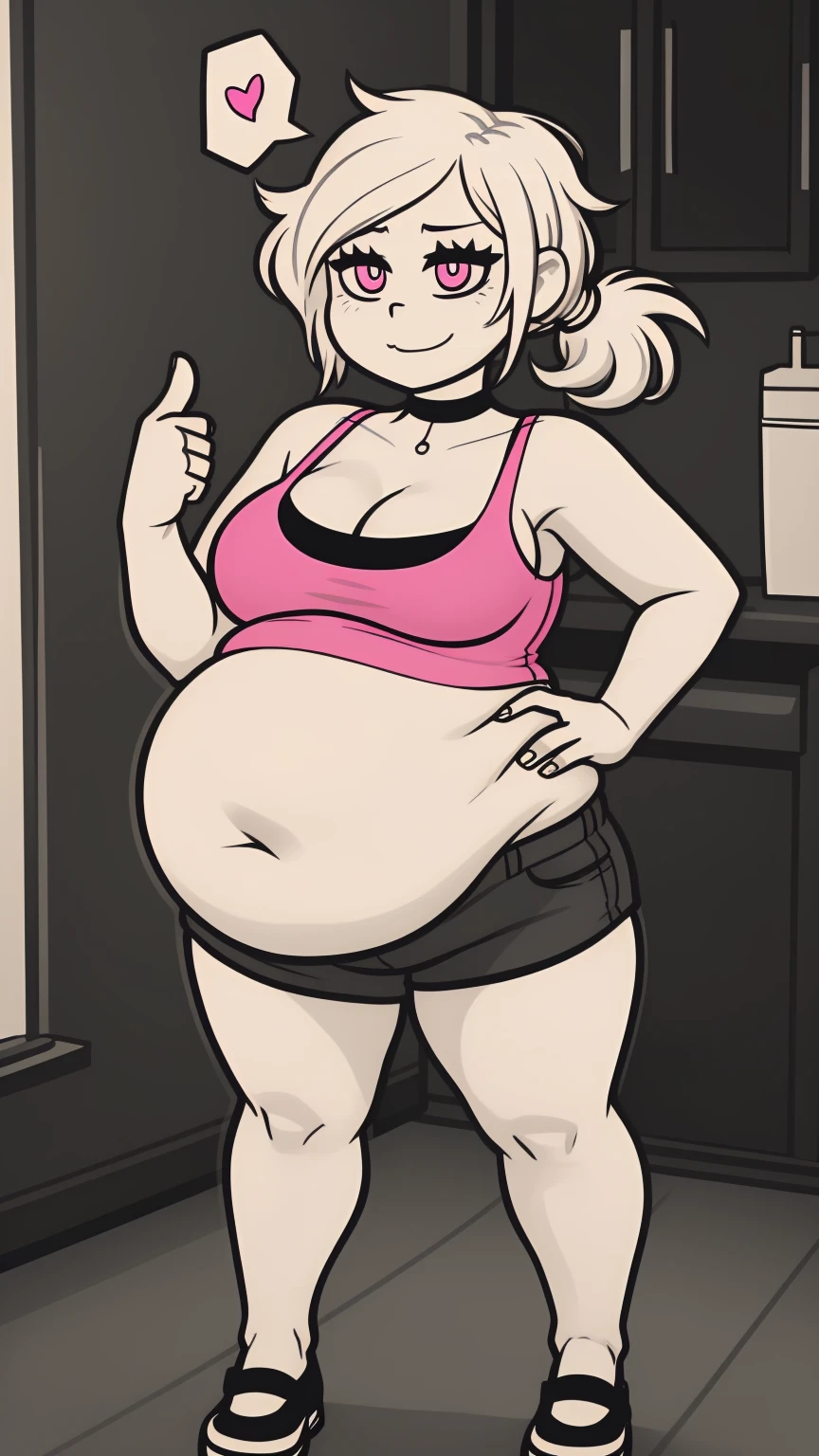 score_9, score_8_up, score_7_up, score_6_up, score_5_up, score_4_up, futanari kugisaki_nobara getting a blowjob from girl, smug face, shorts, ((big ass)), ((big breast)), ((massive penis)), ((massive testicles)), ((cum)), bokeh effect, rich color saturation, film grain texture, analog photography aesthetic, visual storytelling, dynamic composition
