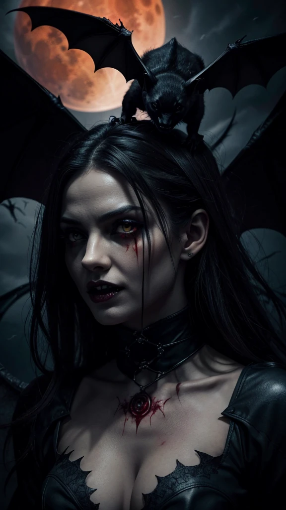 Create an amazing image using the Gothic Horror Hybridism art style
