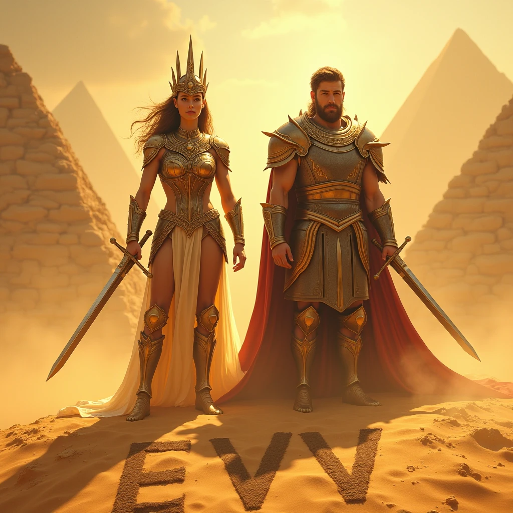 ((full body photo, standing, feet on the ground))anime, artistic, muscled female, fantasy, complex clothes, pharaoh outfit, glowing, detailed face, 4k, high quality, short white hair, beautiful face, correct face, full body shot, glowing eyes, furry pillows, Egyptian tattoos, black Egyptian dress, long Egyptian sandals, golden jewellery, six pack ab clearly visible, earrings, holding a short glass spear, tall, black wear, buff, full body view, buff, muscled, full body image