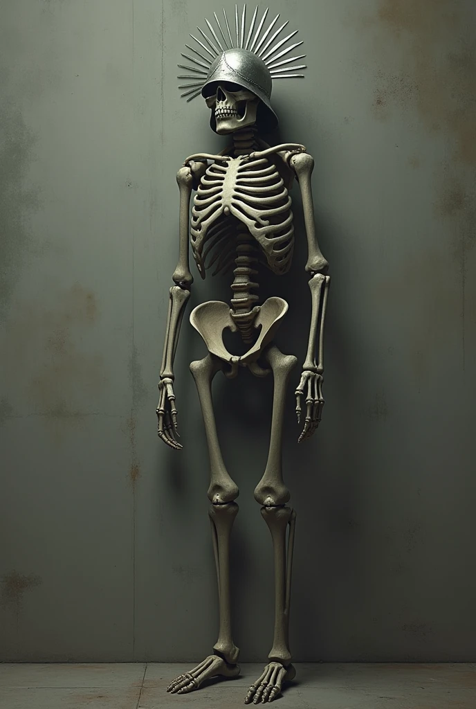 A FULL BODY SKULL IMPRISONED