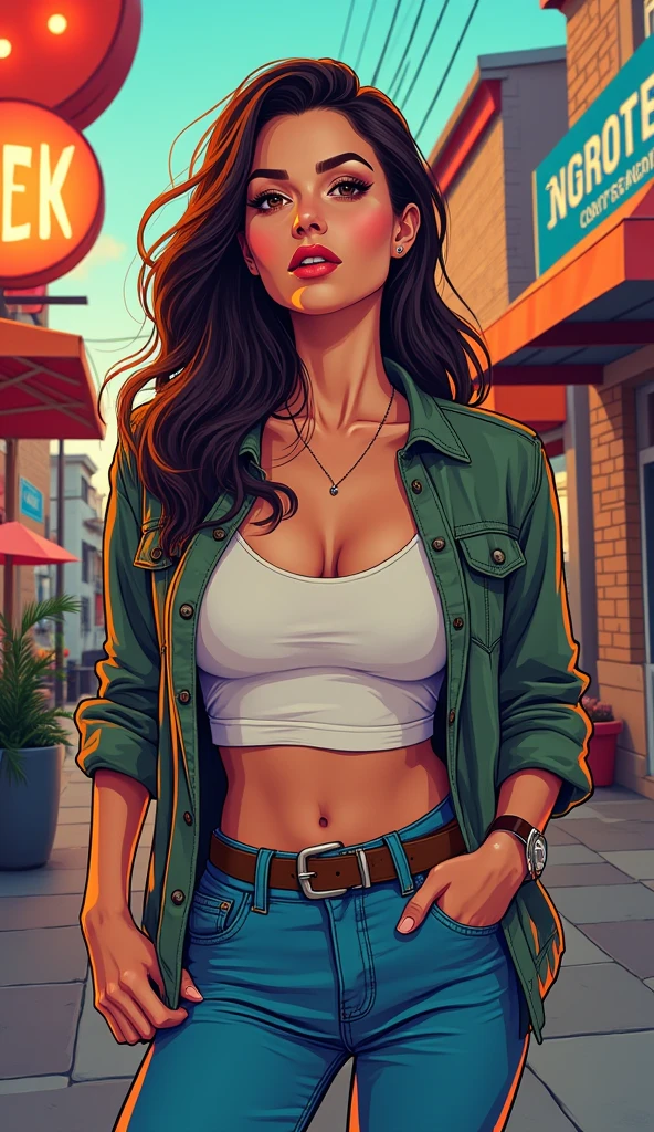 Woman in gta style