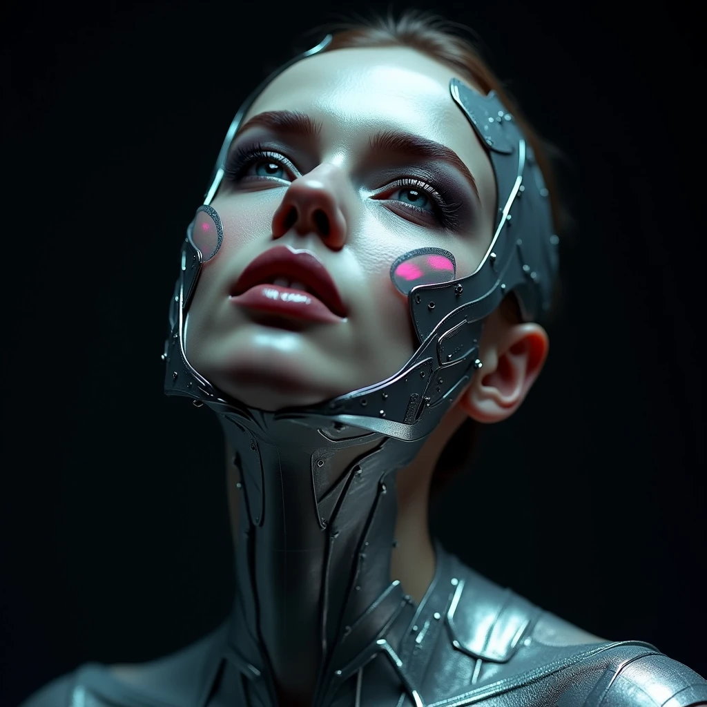perfect body shape and angelic form's.
warrior Mars princess Aelita with cybernetic limbs. and cybernetic organs showing through her transparent skin.
complex SURREALISTICALLY_HYPER-REALISTIC render ultra detailed of a beautiful REALISTICALLY woman android , cyborg, robotic parts, 150 mm, beautiful studio soft light, rim light, vibrant details, luxurious cyberpunk, lace, hyperrealistic, anatomical, facial muscles, cable electric wires, microchip,
human organs, elegant, beautiful background, octane render, H.R. Giger style, 8k, S0ul0fsc1f1