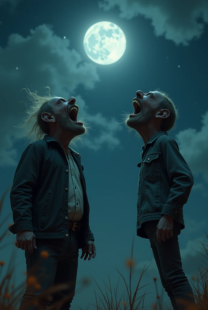 Brothers electrocuted in comedy movie, covered in soot and left in tatters after being struck by lightning