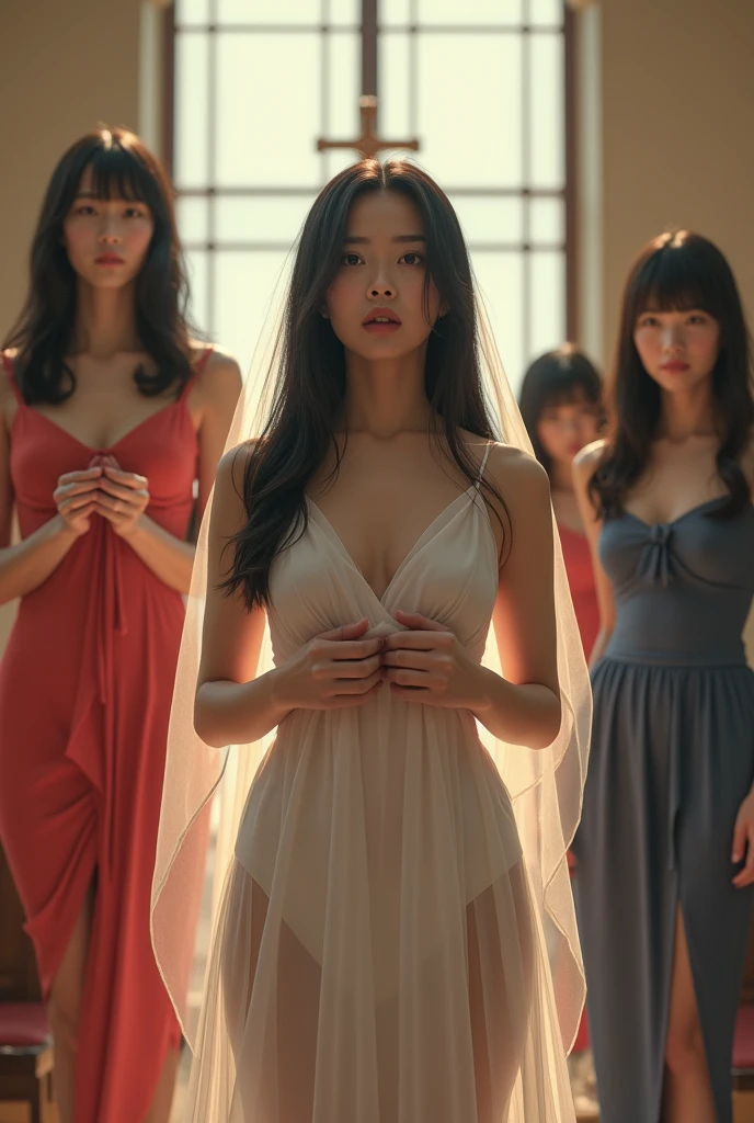 (No need for a center subject in the foreground), (Japanese Clone-girls=Myself), (Super Best masterpiece Clone-girls Raw Photography Art), (16K, Highest quality, Ultra-high resolution, RAW Photos), (It&#39;s so unrealistic., With unparalleled depiction, With an unfathomable sight, An unprecedented and shocking worldview, Clone-girls: In a world of mass reproduction, Ultra-realistic depiction), (Japanese Girls, Hamabe-Minami, 16yo), (Small face, Thick black hair, long hair, Dark Eyes, Mature face, Cute Smile, Smiling face, A gentle gaze), (Very pleasant look), (Very beautiful and detailed girl, Accurate body structure, Accurate body movements, Very detailed body), (Super big breasts, Large bulge of ample breasts), (White Dress, Emphasise the fullness of your breasts), (Very detailed, Myself cloning, Depiction of splitting oneself, 1Myself girl→1,000,000,000,000,000,000,000,000,000,000Myself cloning girls), (Myself clone girlsは, With the same perfect appearance, to multiply in large numbers), (Very detailed depiction, Myself&#39;s multiplying female body, In the same female body,With the same face, With the same hairstyle, In the same clothes, At the same height, 同じSuper big breastsで, A completely indistinguishable female body, 1,000,000,000,000,000,000,000,000,000,000 people), (Myself girls only), (1,000,000,000,000,000,000,000,000,000,000Myself girls), Ballroom dancing with myself, They are dancing in pairs., Faithful depiction of dance movements, European style guest house, A gorgeous space, Top View