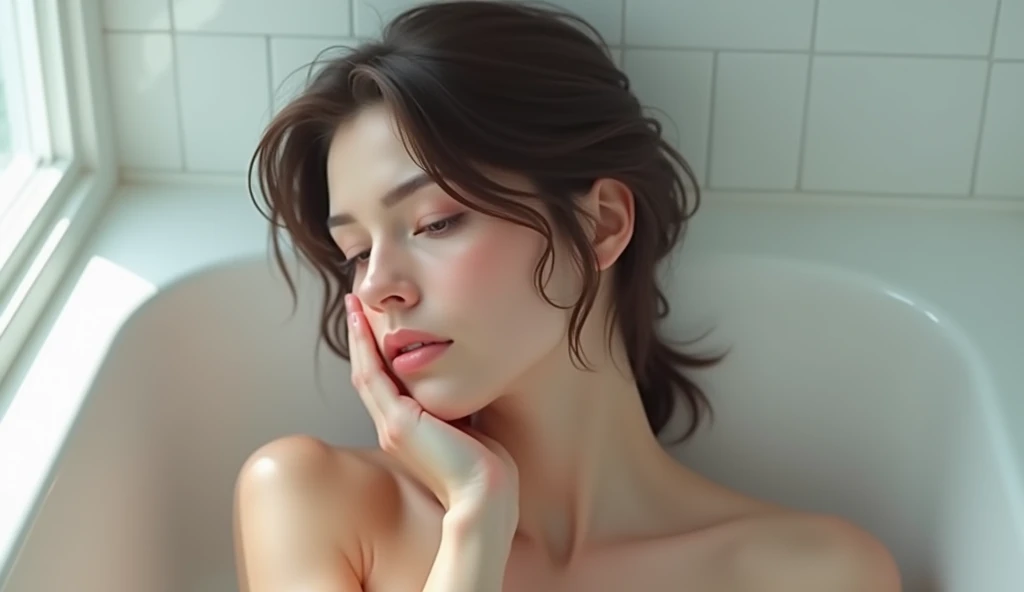 A sexy beauty bathing in the bathroom --auto --s2