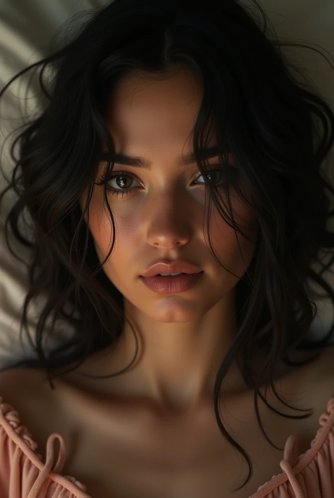 a sexy latina woman, beautiful detailed eyes, beautiful detailed lips, extremely detailed eyes and face, long eyelashes, sensual expression, spreading her legs, fingering her wet pussy, (best quality,4k,8k,highres,masterpiece:1.2),ultra-detailed,(realistic,photorealistic,photo-realistic:1.37),intricate details,chiaroscuro lighting,dramatic shadows,muted color palette,cinematic composition,conceptual erotic art