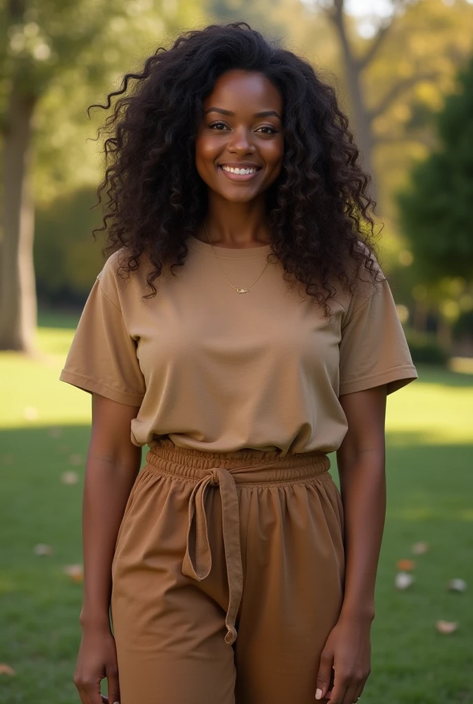 Amira, 1girl, solo, ((Sudanese woman)), consistent face and body, ((MILF)), ((30 years old)), (mature), ((slim)), ((Sudanese face)), (Sudanese nose), (Sudanese lips), short hair, upper body and upper legs, (background: Agadir Beach), BREAK, (wearing dessert clothes)